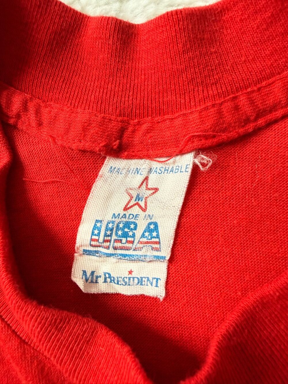 Vintage Mickey Mouse Red Graphic T-Shirt USA Single Stitch Adult Medium - Picture 4 of 6